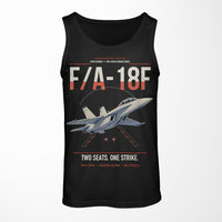 Thumbnail for F-A-18F Super Hornet design on black tank top