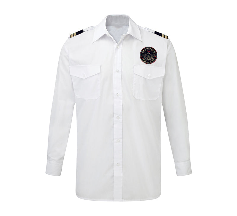 Fighter Jet 16 - Death From Above Designed Long Sleeve Pilot Shirts