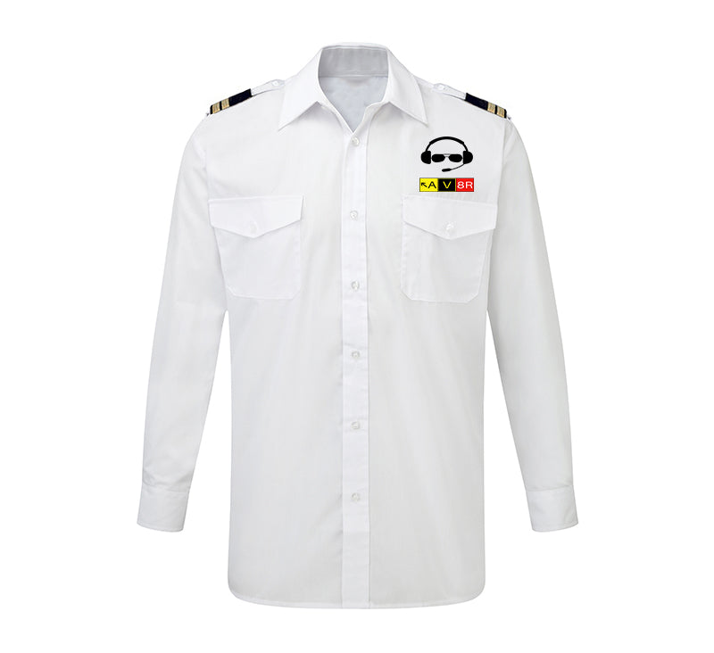 AV8R 2 Designed Long Sleeve Pilot Shirts