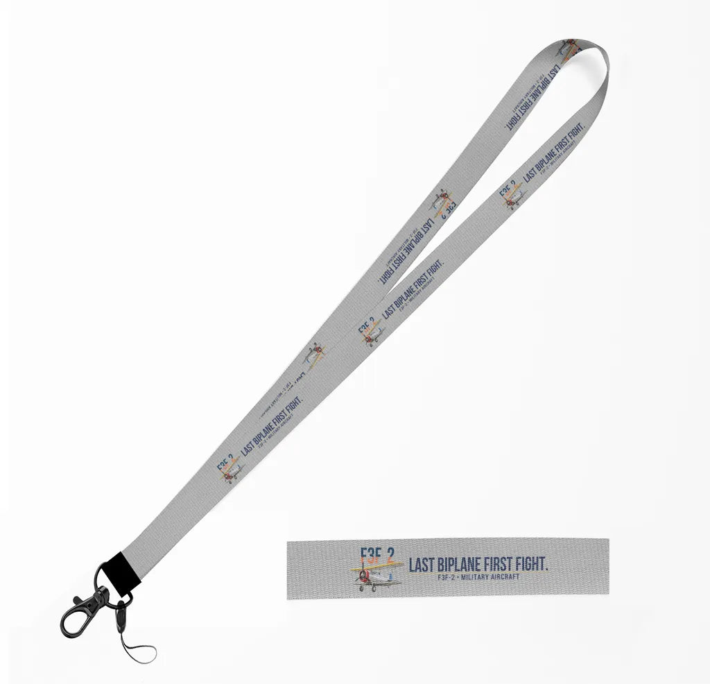 F3F-2 lanyard - light gray