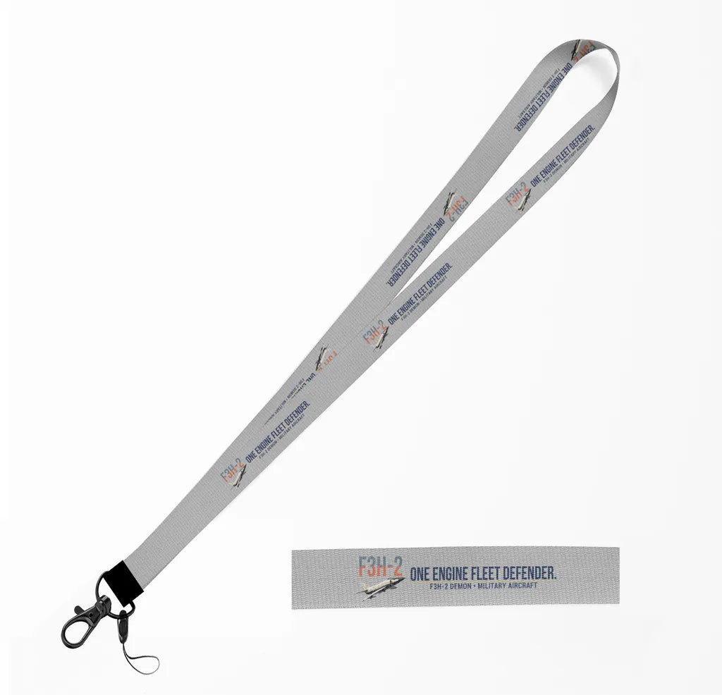 F3H-2 Demon lanyard - light gray