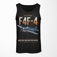 Thumbnail for F4F-4 Wildcat design on black tank top