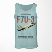 Thumbnail for F7U-3 Cutlass design on light green tank top