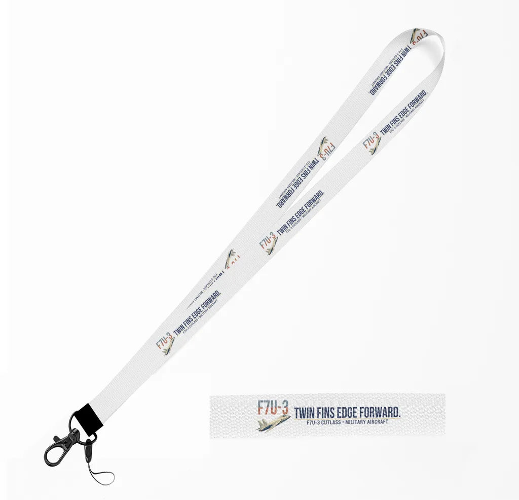 F7U-3 Cutlass lanyard - white