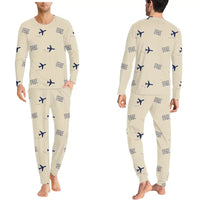 Thumbnail for Vágar Airport (FAE) Pajamas - Men Pajamas - Beige