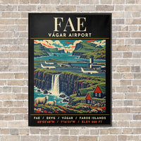Thumbnail for FAE - Poster - Canvas Framed - Black