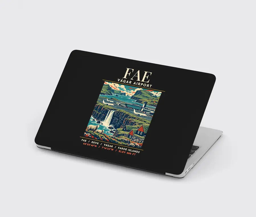 FAE - Poster - MacBook Case - Black