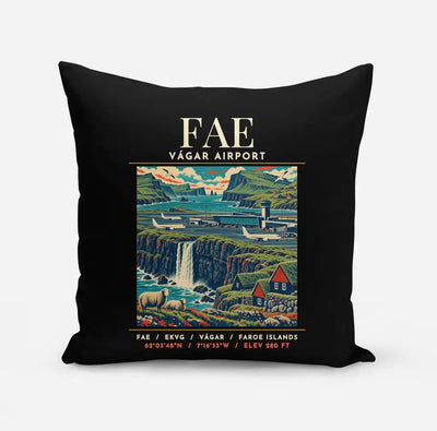 FAE - Poster - Pillow - Black