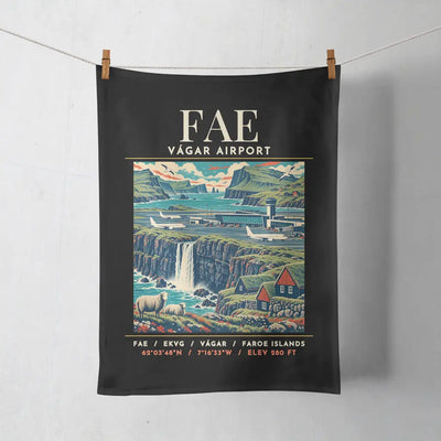 FAE - Poster - Towel - Black