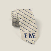 Thumbnail for Vágar Airport (FAE) Ties - Tie - Stripe - Beige