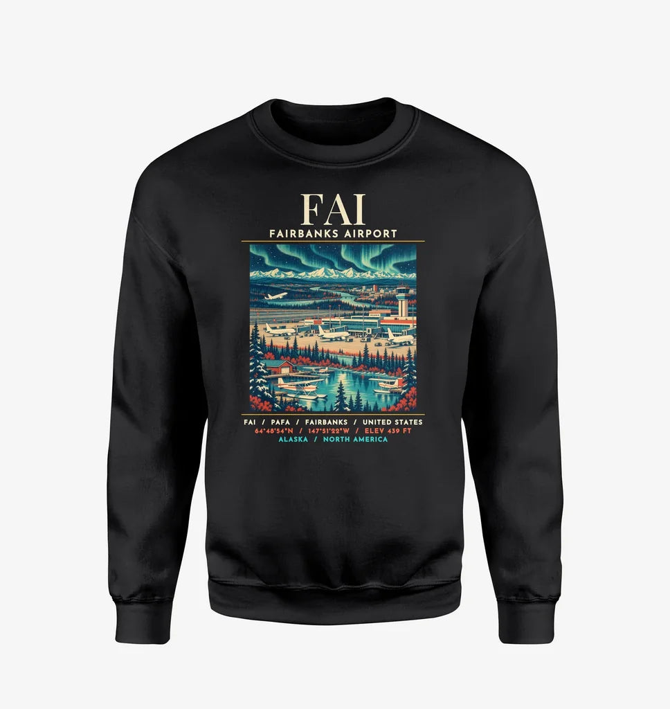 FAI - Poster - Sweatshirt - Black