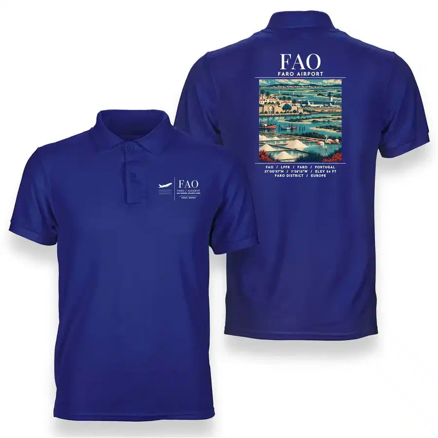 FAO - Poster - Double-Side Polo - Blue