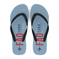 Thumbnail for Gago Coutinho Airport Faro (FAO) Slippers & Flip Flops - Slippers - Flip Flops - Code - Light Blue