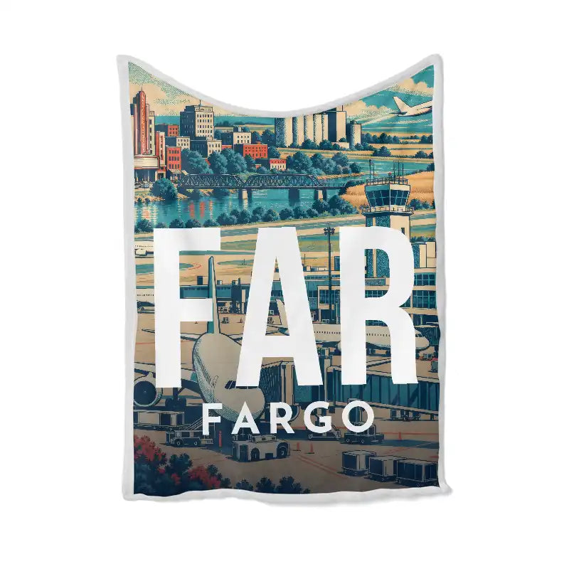 Hector International Airport (FAR) Bedding Sets & Blankets - Blanket - Scene