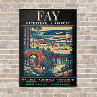 Thumbnail for FAY - Poster - Canvas Framed - Black