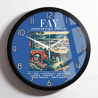 Thumbnail for FAY - Poster - Wall Clock Framed - Blue