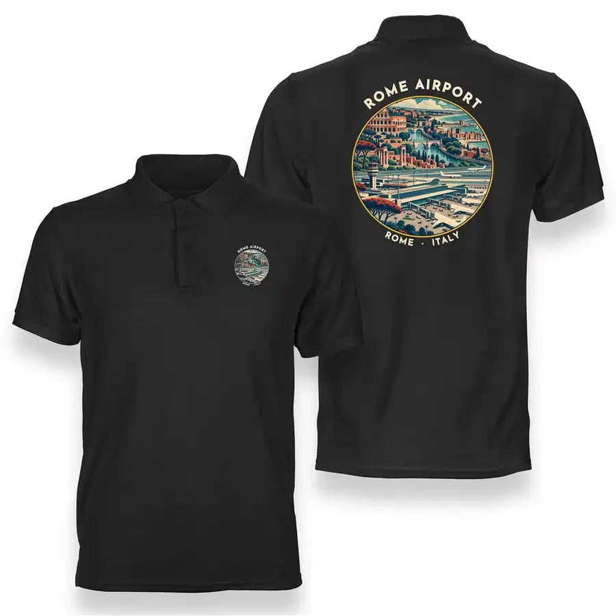 FCO - Badge - Double-Side Polo - Black