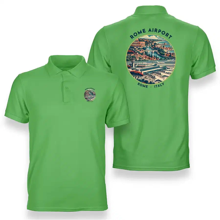 FCO - Badge - Double-Side Polo - Light Green
