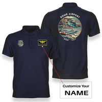 Thumbnail for FCO - Badge - Double-Side Polo - Navy Blue + Name