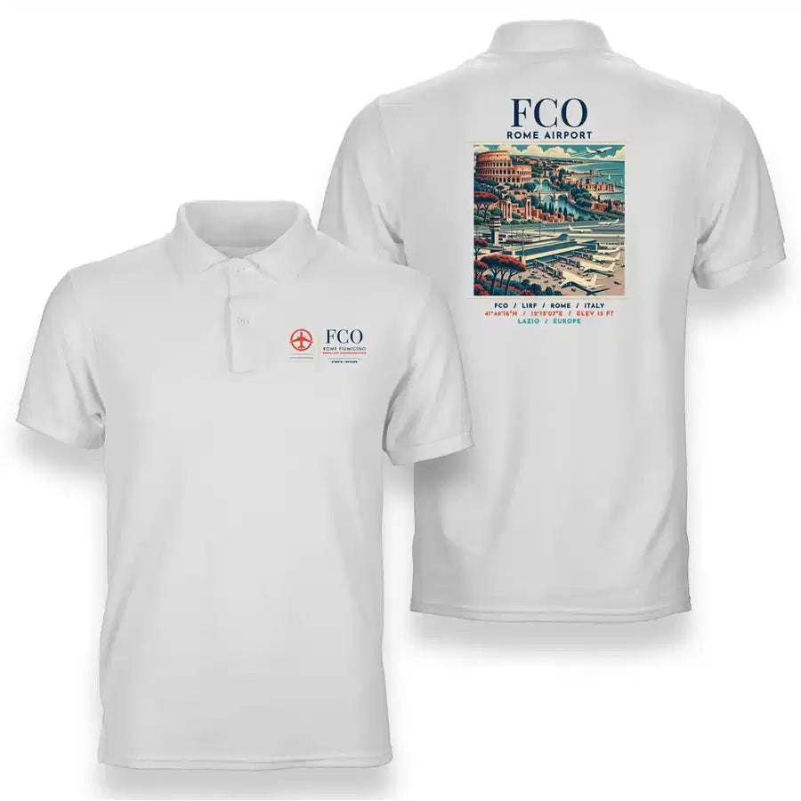 FCO - Poster - Double-Side Polo - White