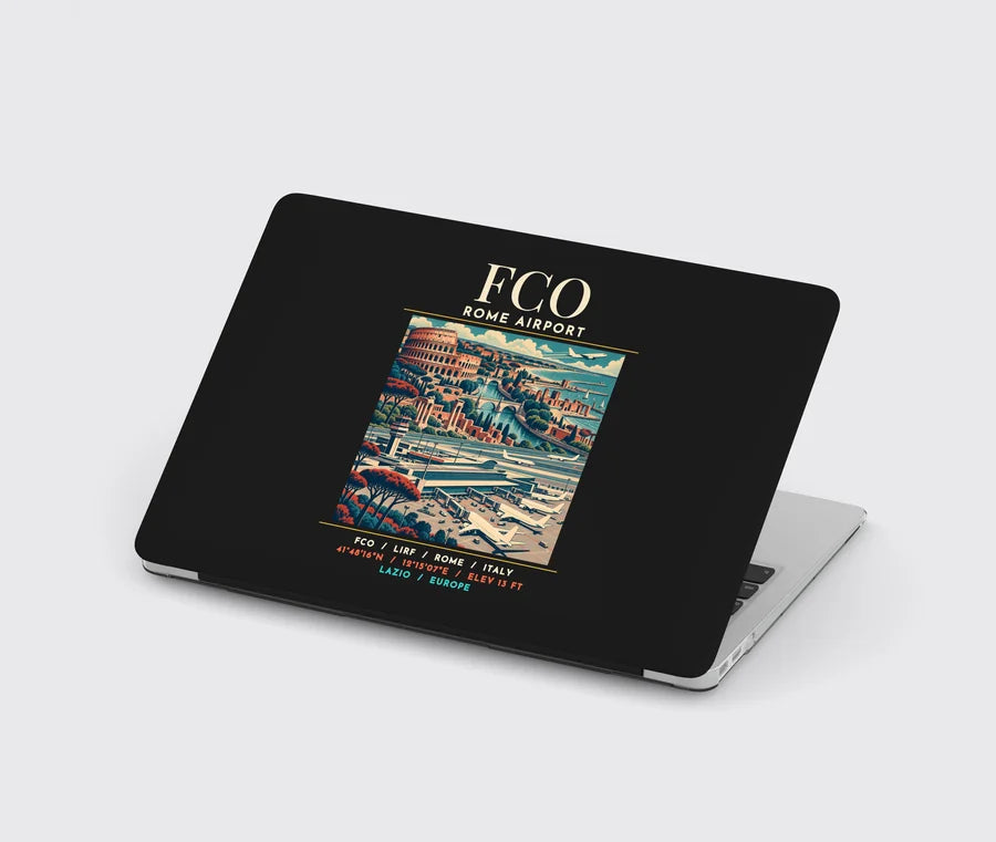 FCO - Poster - MacBook Case - Black