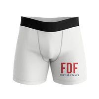 Thumbnail for Martinique Aimé Césaire International Airport (FDF) Men Boxers - Code - White