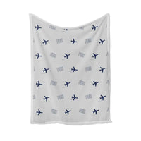 Thumbnail for Bodensee-Airport Friedrichshafen (FDH) Bedding Sets & Blankets - Blanket - Pattern - Light Gray