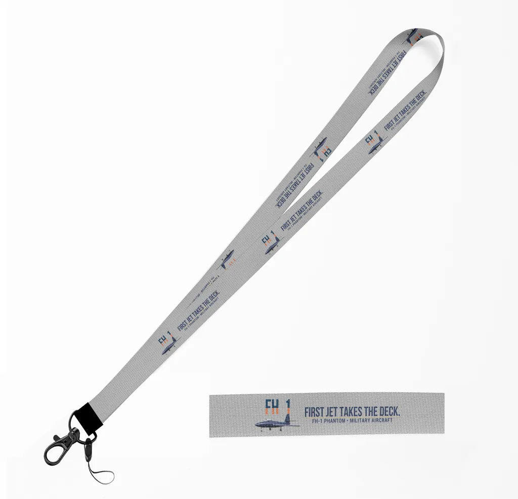 FH-1 Phantom lanyard - light gray