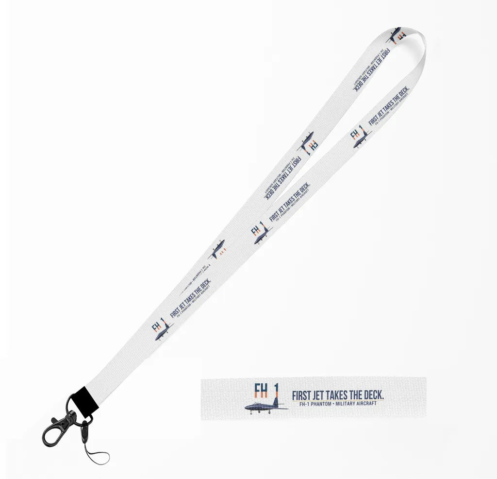 FH-1 Phantom lanyard - white