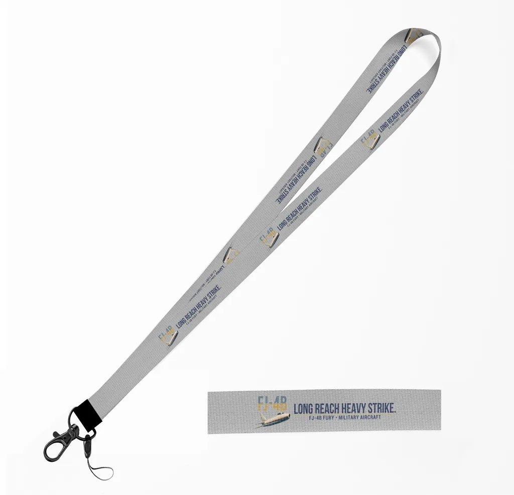 FJ-4B Fury lanyard - light gray