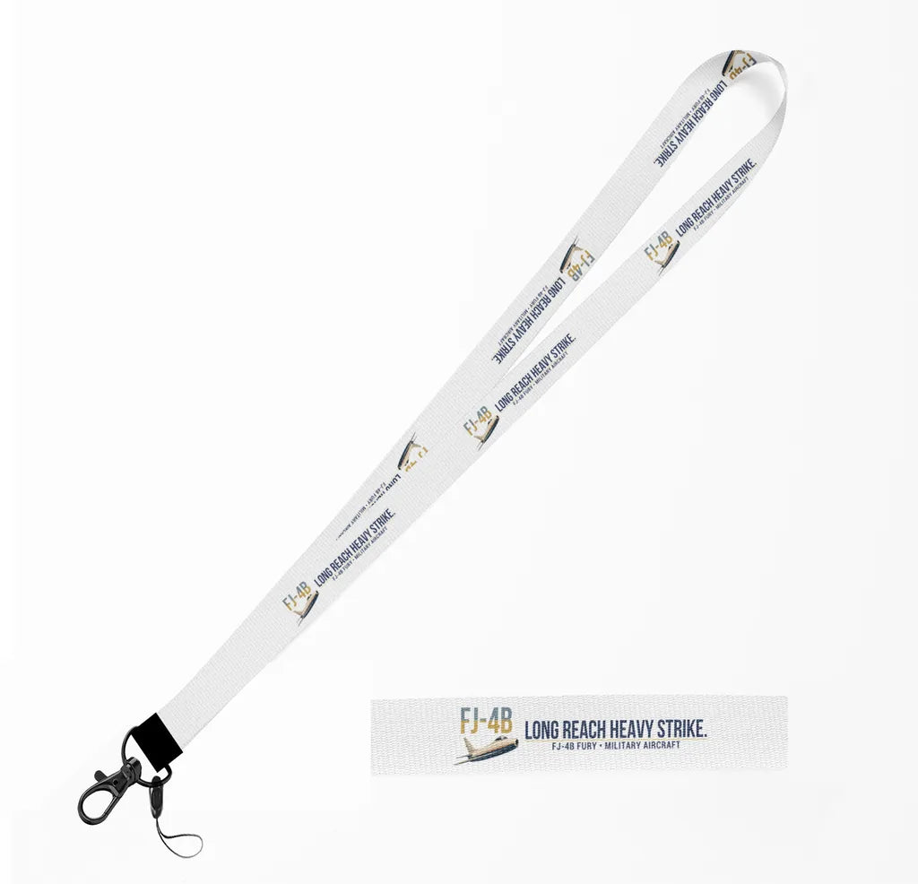 FJ-4B Fury lanyard - white