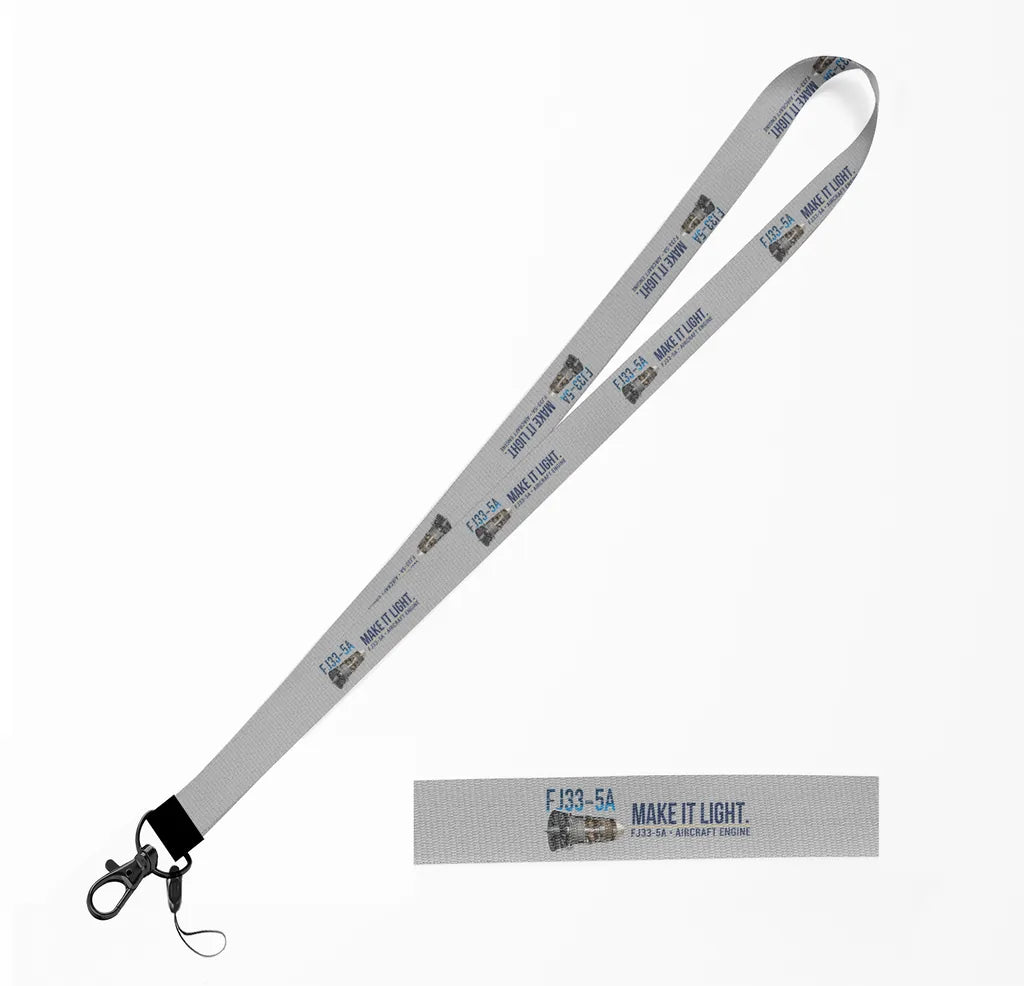 FJ33-5A lanyard - light gray