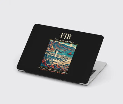 FJR - Poster - MacBook Case - Black