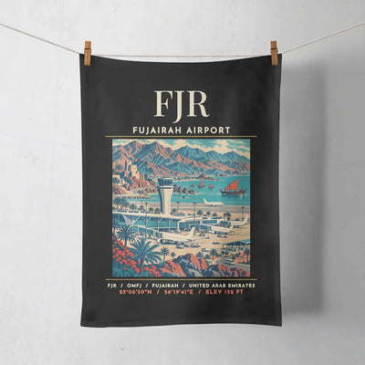 FJR - Poster - Towel - Black