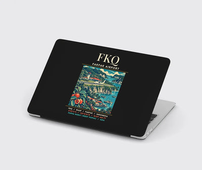 FKQ - Poster - MacBook Case - Black