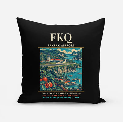 FKQ - Poster - Pillow - Black