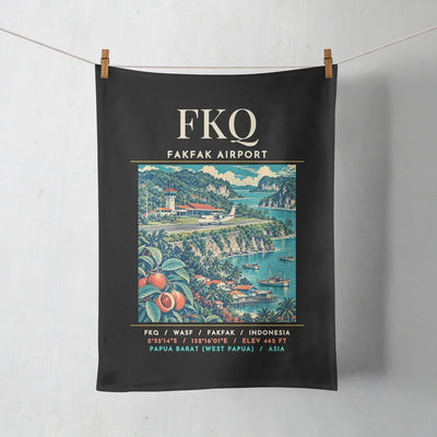 FKQ - Poster - Towel - Black