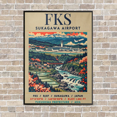FKS - Poster - Canvas Framed - Beige