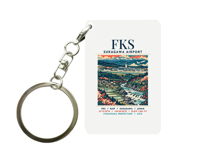 FKS - Poster - Key Chain - White