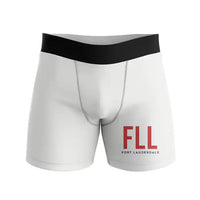 Thumbnail for Fort Lauderdale-Hollywood International Airport (FLL) Men Boxers - Code - White