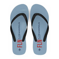 Thumbnail for Hercilio Luz International Airport (FLN) Slippers & Flip Flops - Slippers - Flip Flops - Code - Light Blue