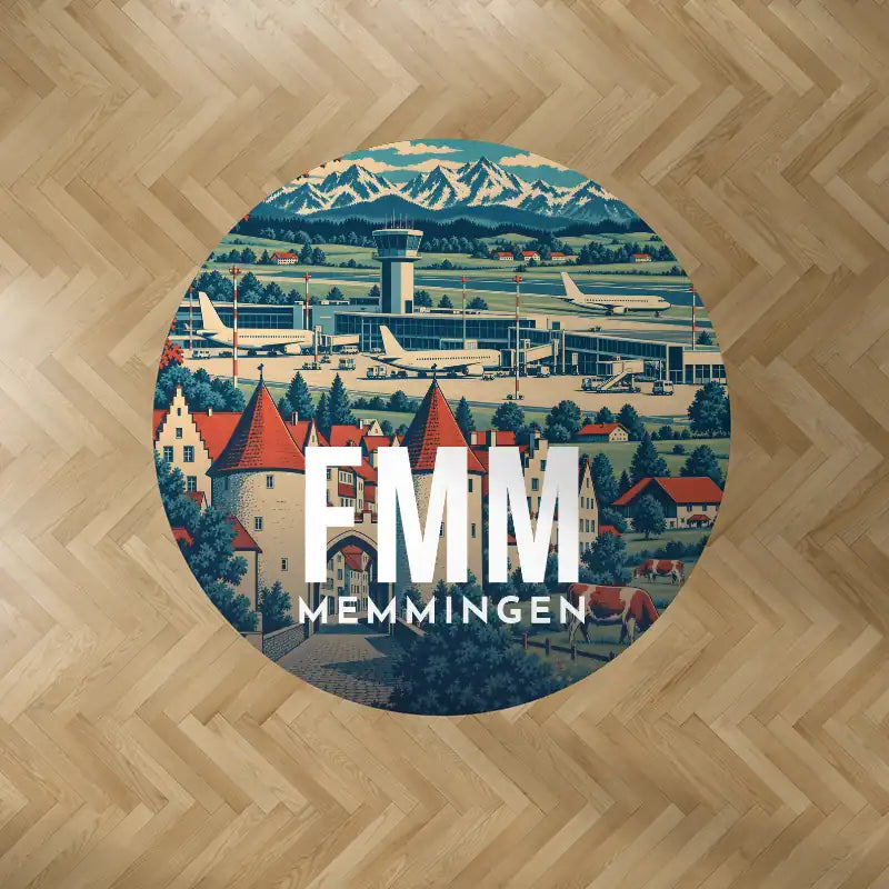 Memmingen Airport (FMM) Carpets - Carpet Round - Scene V2