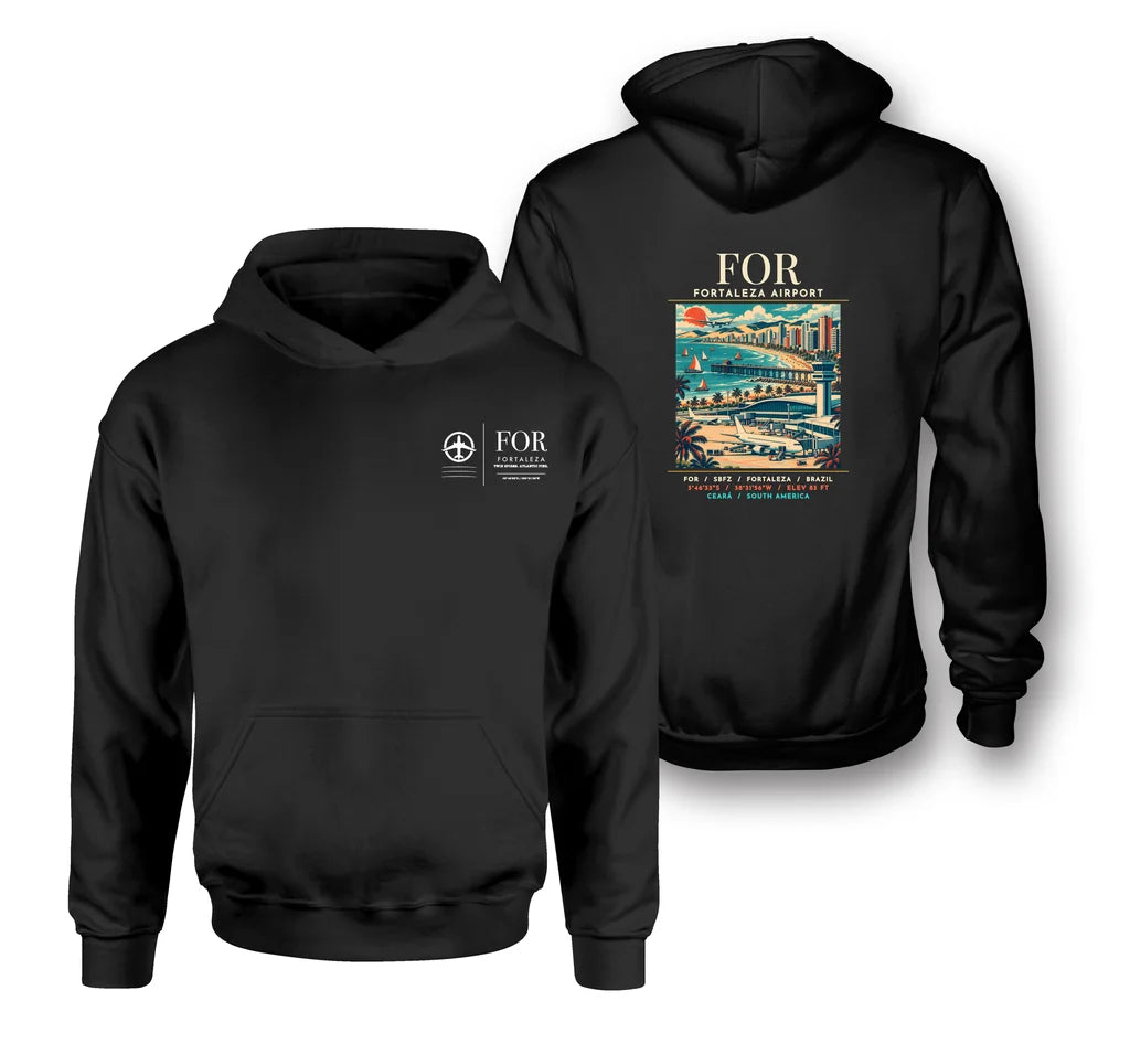 FOR - Poster - Double-Side Hoodie - Black