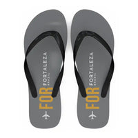 Thumbnail for Fortaleza - Pinto Martins International Airport (FOR) Slippers & Flip Flops - Slippers - Flip Flops - Code - Gray