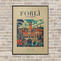 Thumbnail for FORLÌ - Poster - Canvas Framed - Beige