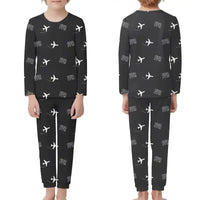 Thumbnail for Treasure Coast International Airport (FPR) Pajamas - Children Pajamas - Black