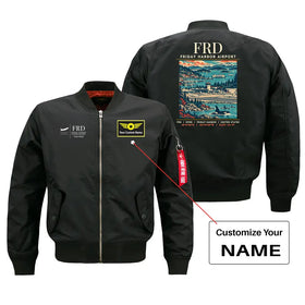 Friday Harbor Airport (FRD) Bomber Jacket