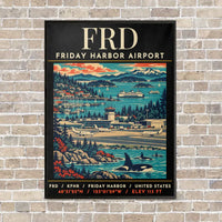 Thumbnail for FRD - Poster - Canvas Framed - Black