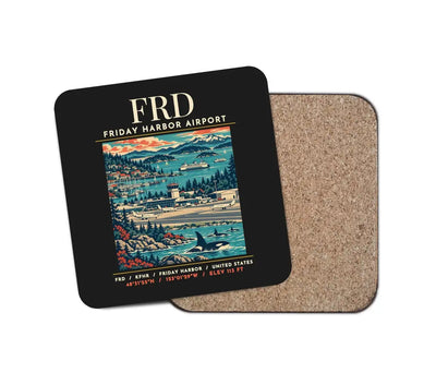 FRD - Poster - Coaster - Black