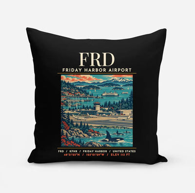 FRD - Poster - Pillow - Black